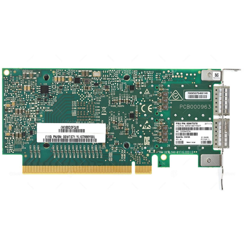 EC3L LP IBM DUAL PORT 100GB QSFP+ NIC ROCE ADAPTER FOR IBM PSERIES POWER8 E880